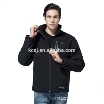 KCFIR far infrared rechargeable heated jacket with 5200 mah li battery
